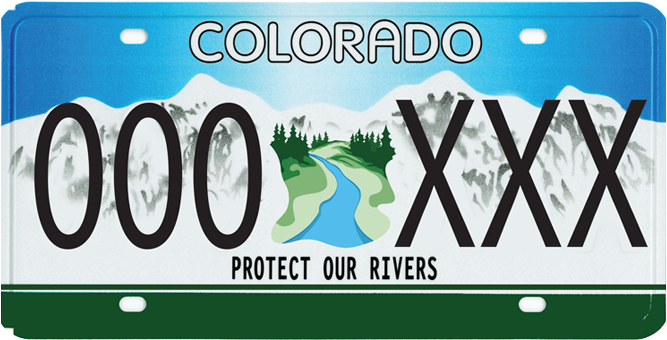 Protect our rivers plate